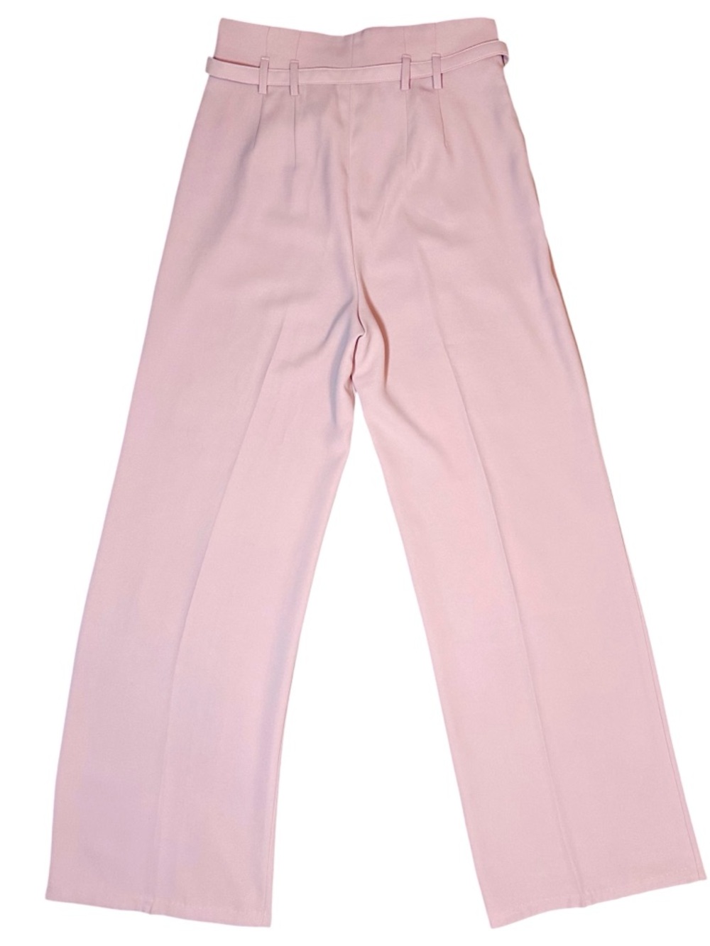 ✨ Express High-Rise Wide Leg Pants w/ Belt – Blush Pink – Size 6 Long (6L) ✨ - Picture 5 of 7